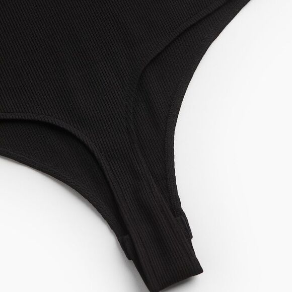 H&M Ribbed Racerback Thong Bodysuit. Size Small - Picture 3 of 9